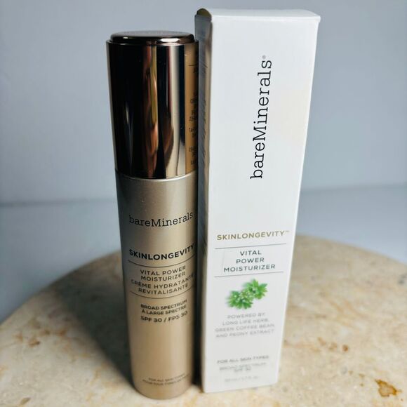 bareMinerals Other - bareMinerals SKINLONGEVITY Vital Power Moisturizer SPF 30 Anti-Aging Cream 1.7oz